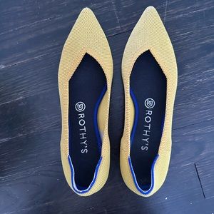 Rothy’s Pointed flats - Women | Color: yellow | Size: 8.5